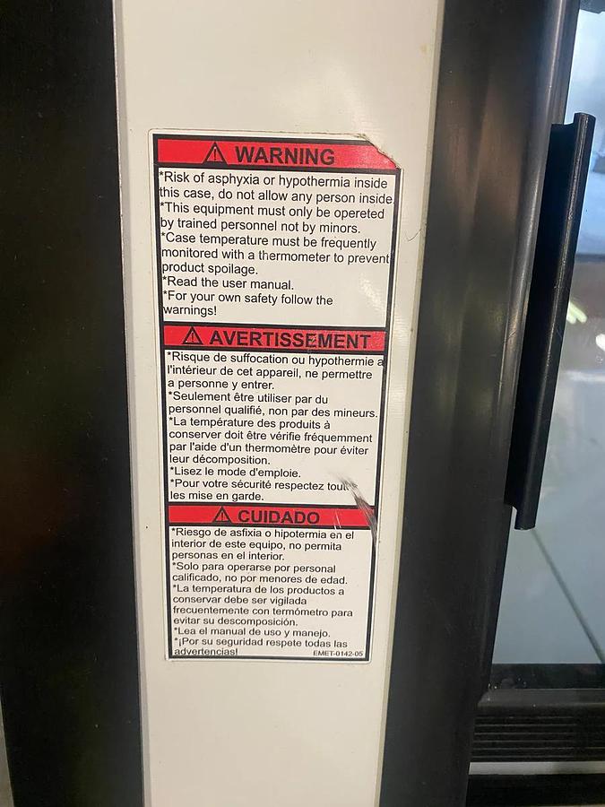 Used 78” Pro-Kold VTA200L-UL Meat Cooler