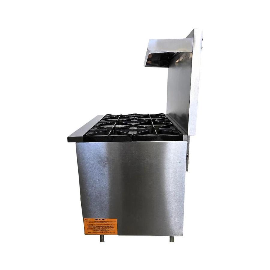 Used Vulcan SX36 6 Open Burner Range - Natural Gas