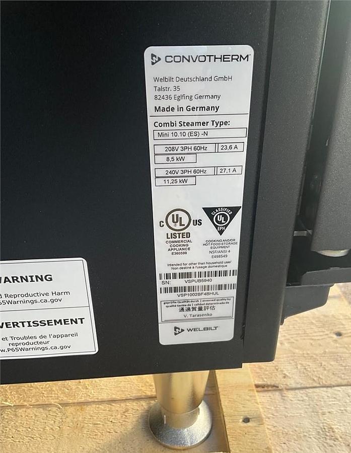 Used Convotherm 10.10 half size combi oven - BRAND NEW  - 2 AVAILABLE