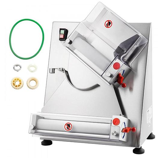 Dough sheeter -  Pizza Dough Roller Sheeter, Max 12" Automatic Commercial Dough Roller