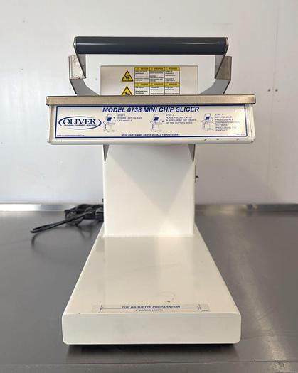 Refurbished 8 OLIVER 738 GRAVITY-FEED MINI CHIP SLICER  - special sale price
