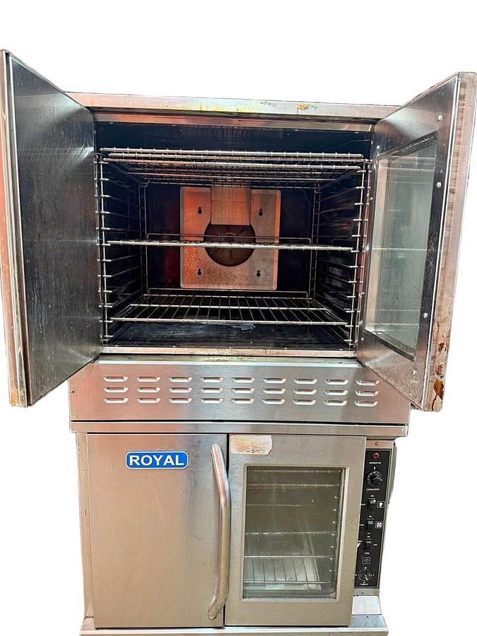 Used Royal double gas convection oven - WARRANTY - see video
