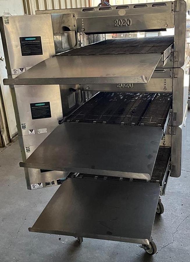 Used Turbochef triple stack oven with stand -HHC2020