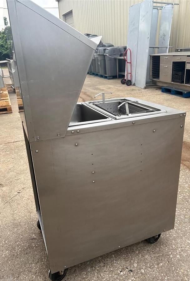 Used BKI breading work table w/ marinate basket -Model BT-24M - 2 AVAILABLE
