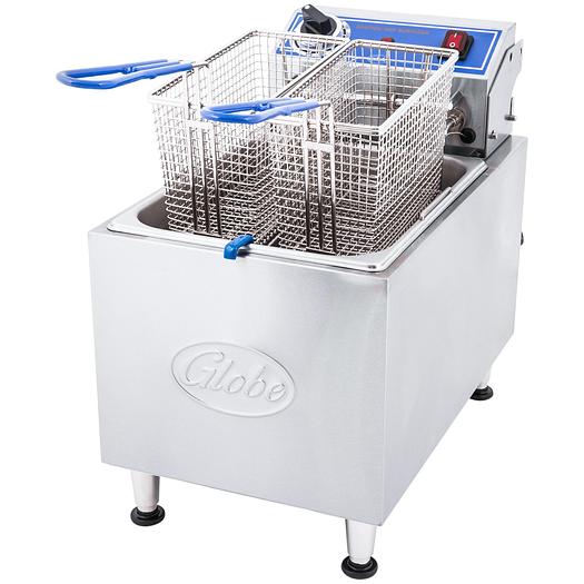Globe 16 lb Electric counterop deep fryer