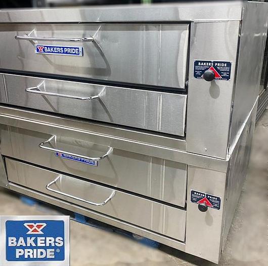 Used Y600 DOUBLE DECK GAS PIZZA OVENS