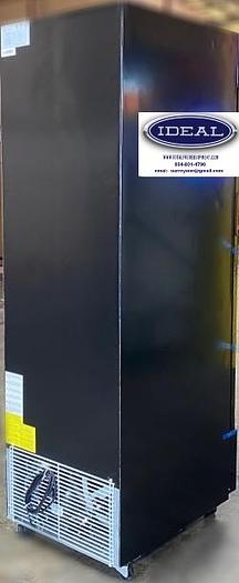 24" wide glass door display refrigerator