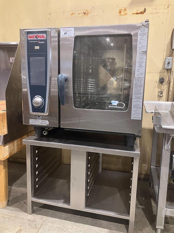 Used Rational Model SCCWE 61G Combi Oven on Stand
