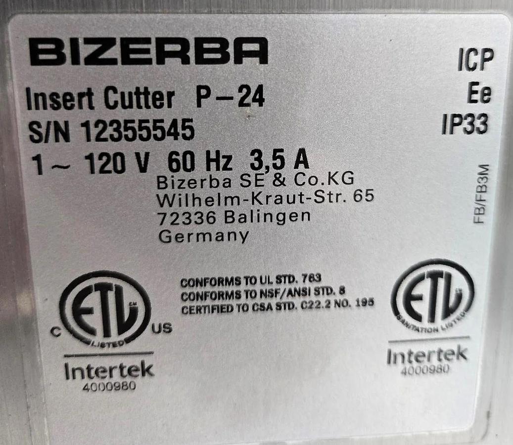 Used BIZERBA KT-1 & S111 PLUS-1 Meat Tenderizing Set