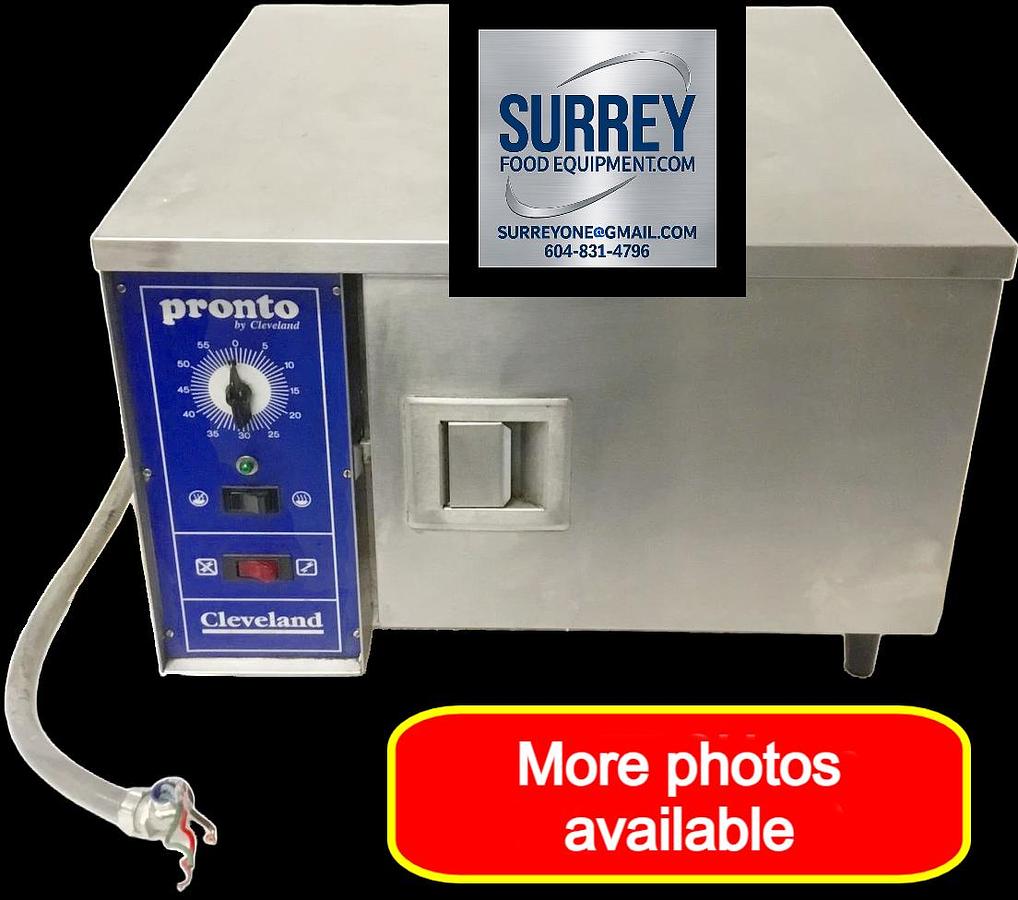 Used Cleveland Pronto CA1E Steam Oven 14"L x 21"W x 10"H w/2x Separation Rack
