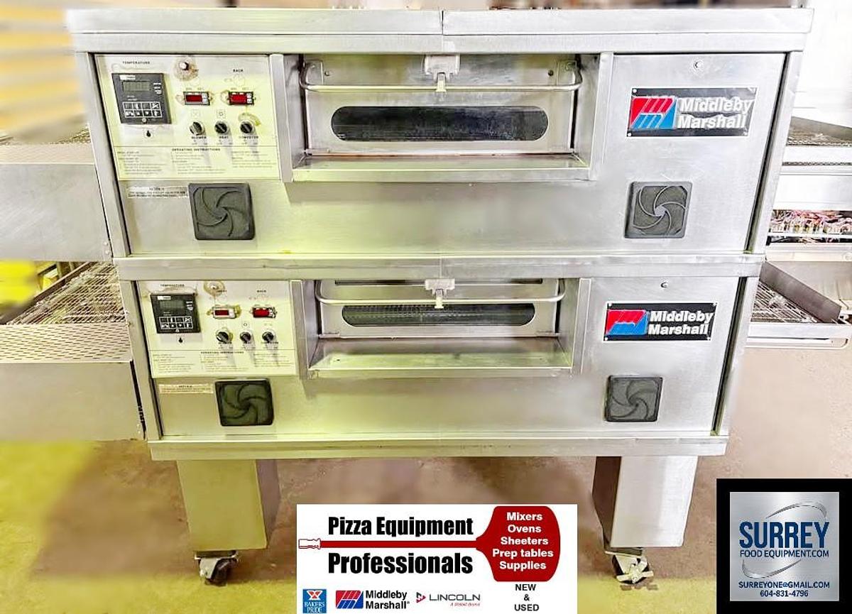 Used Middle By Marshal PS555-2G Conveyor Pizza Ovens