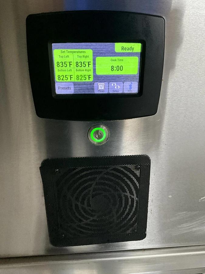 Used 2023 CTX Middleby Marshall DZ33T Infrared Radiant conveyor pizza double oven 