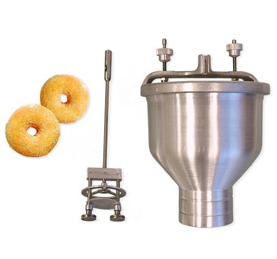 Mini Donut Hopper and Plunger for Belsha Mark 11 or Mark V Robot Donut Fryers