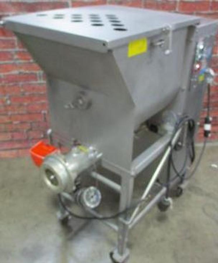 Used Biro Model AFMG-24 Commercial Meat Mixer/Grinder With Foot Pedal 