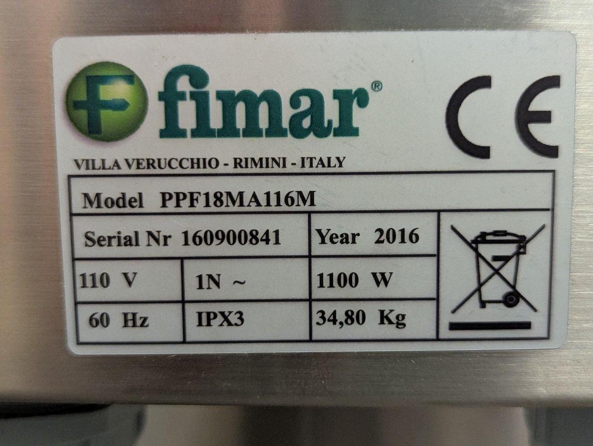 Used Fimar PPF18MA116M Potato Peeler