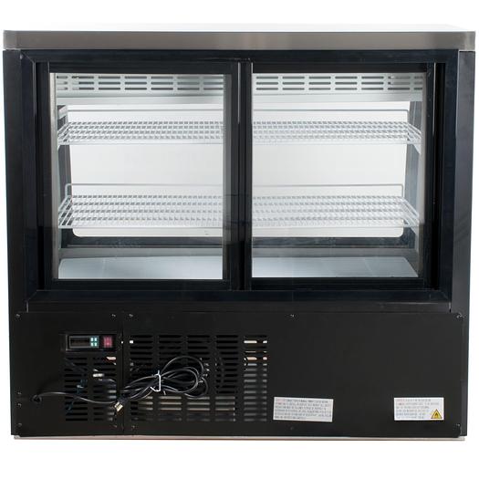 47" wide curved glass refrigerated Deli Case - 3 colors