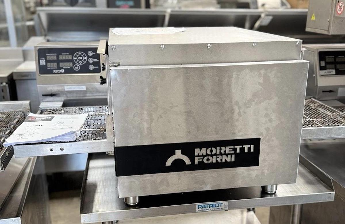 Used Moretti-Forni-T64EULV-Electric-Conveyor-Pizza-Oven-W-Stand