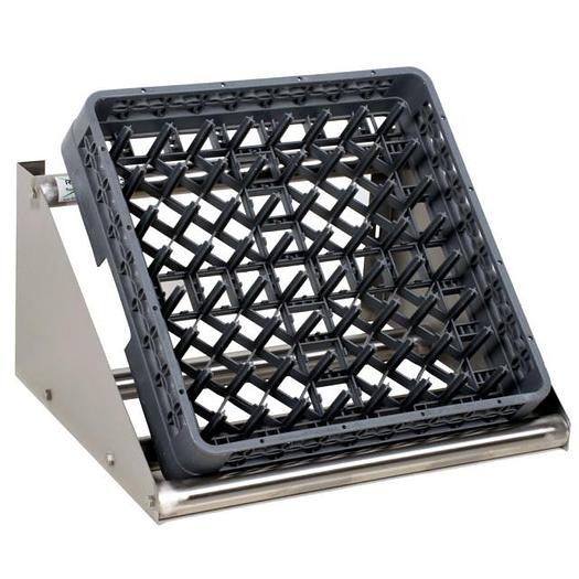 22" Wall Mounted Tubular Rack Shelf - glass or dishwasher trays