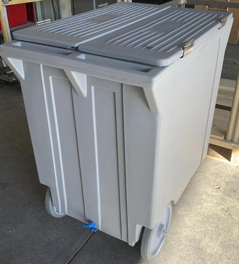 Used 2022 NEW KLOPPENBERG ICS-1 BIN ICE EXPRESS 1 BAY ICE STORAGE BIN - 500lb - BRAND NEW CLEARANCE ITEM