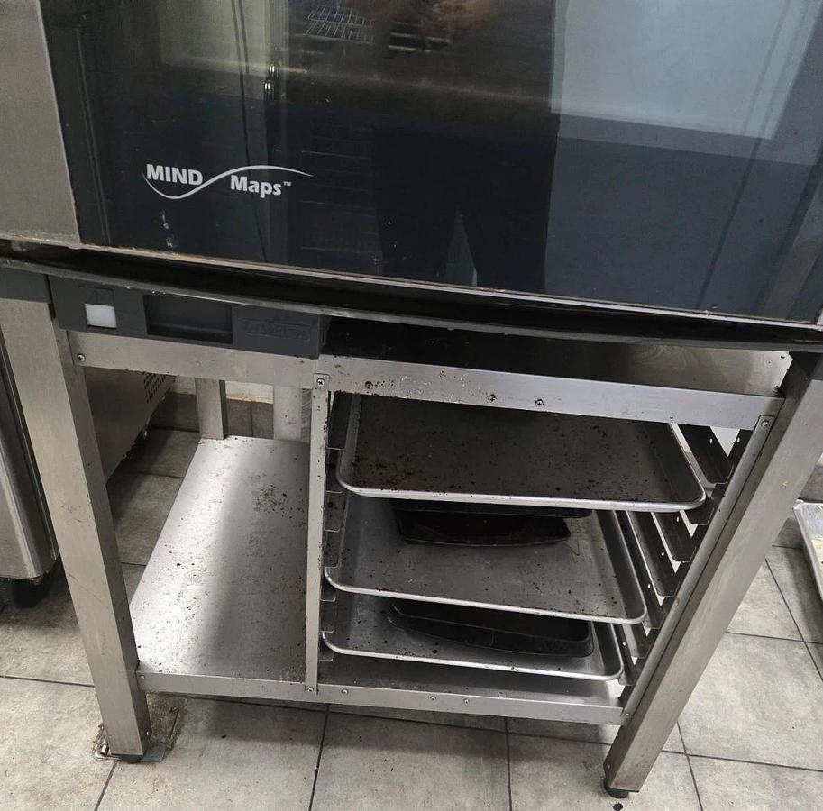 Used UNOX XAVC-06FS-EPRM Combi Oven w/ Ventless Hood & Stand 208-240V 3-Phase