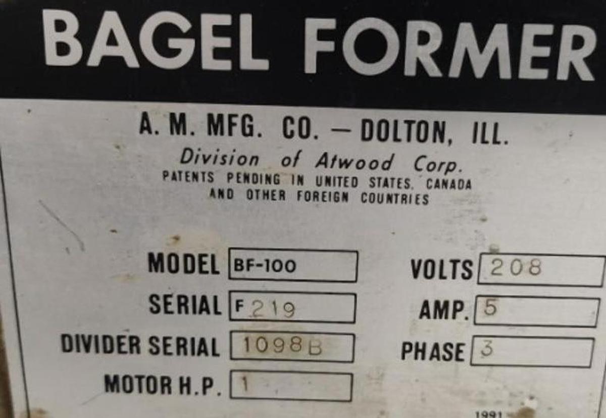 Used Combination Single Bank Rotating Knife Dough