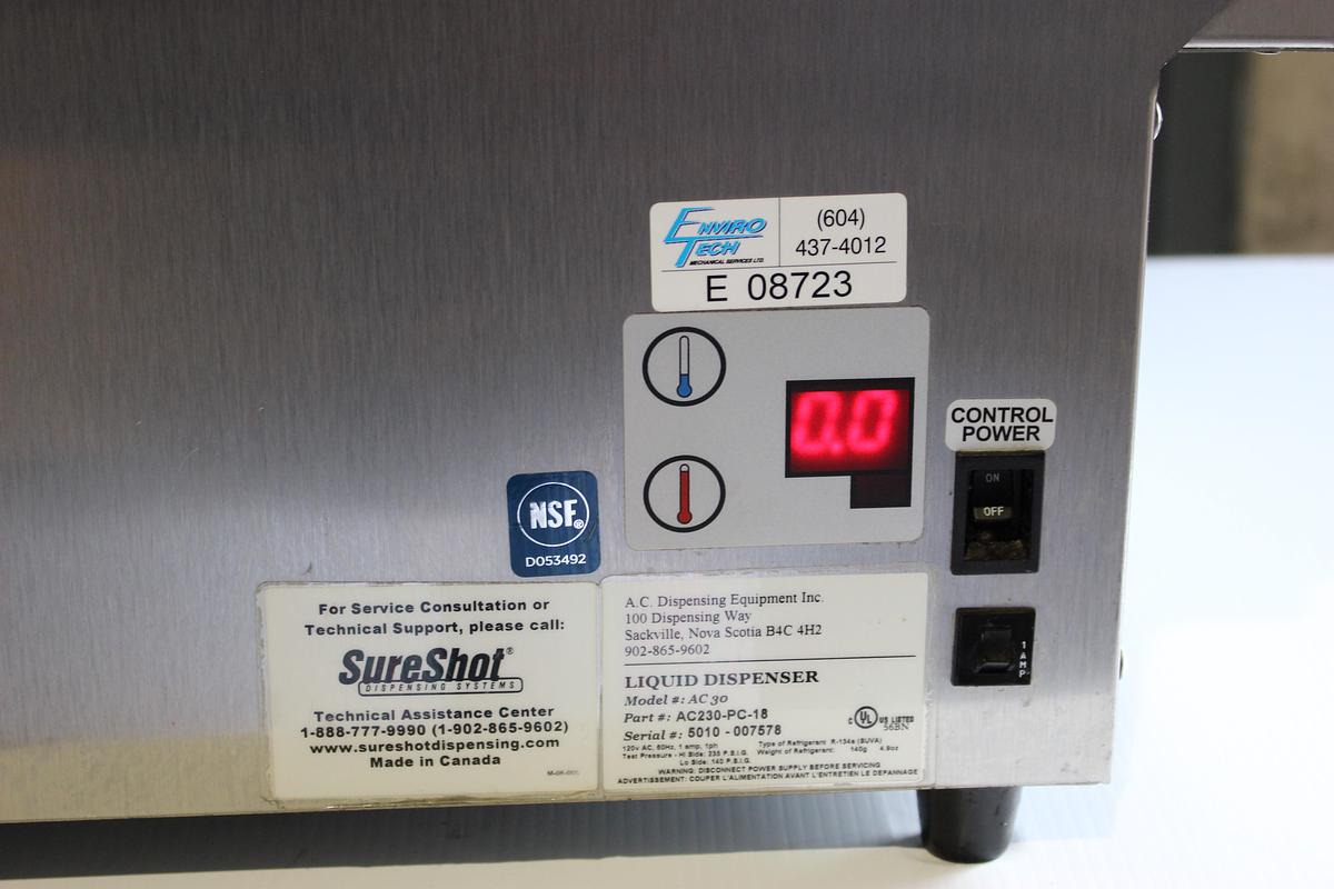 Used Sureshot AC30 Milk Liquid Dispenser-