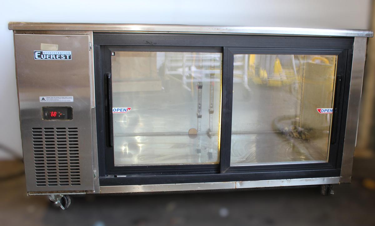 Refurbished EVEREST -  BACK BAR COOLER 2 DOOR S/S