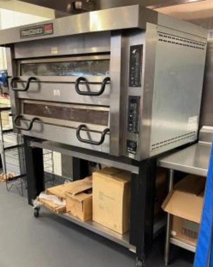 Used  PizzaMaster PM-722ED Electic Stone Pizza Oven - 2 available