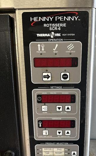 Refurbished HENNY PENNY SCR-6 COUNTER TOP ROTISSERIE OVEN ( ELECTRIC )
