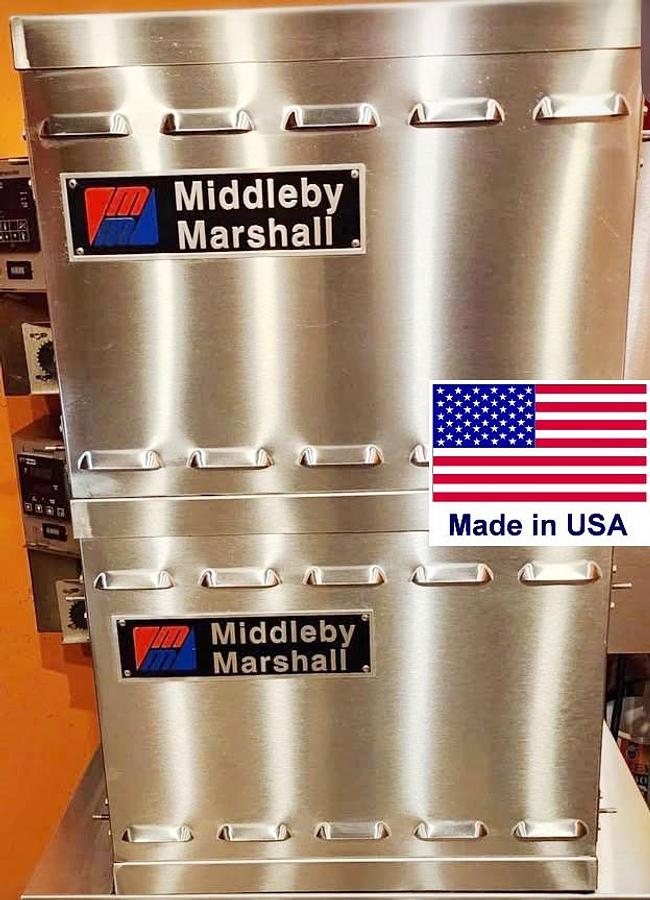 Used Middleby Marshall PS520E Double Stack Conveyor Pizza Oven - NEAR NEW