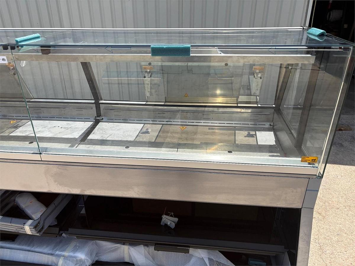 Used 2025 96” Frijado hot food merchandiser warmer - 3 available - NEVERY USED