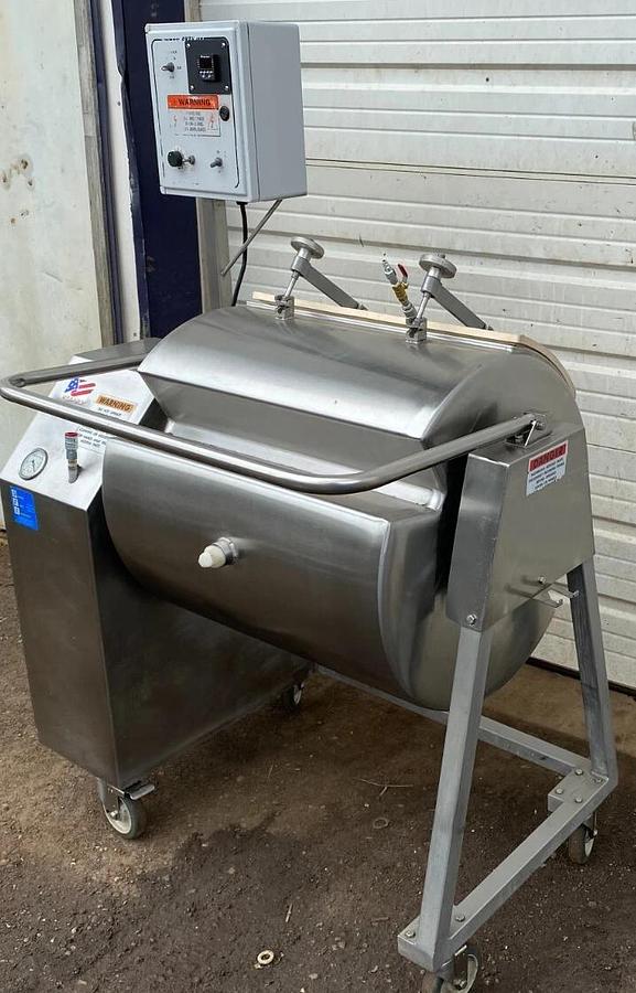 Used Daniels 200 pound Capacity Vacuum Tumbler