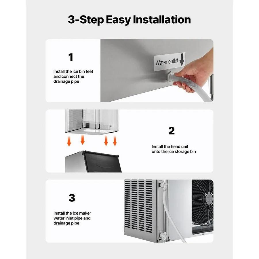 Used Ice Bin - 500 lbs Capacity