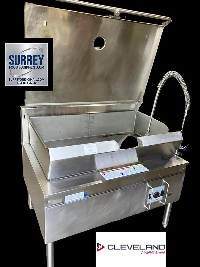 Used Cleveland 40 Gallon Electric Skillet
