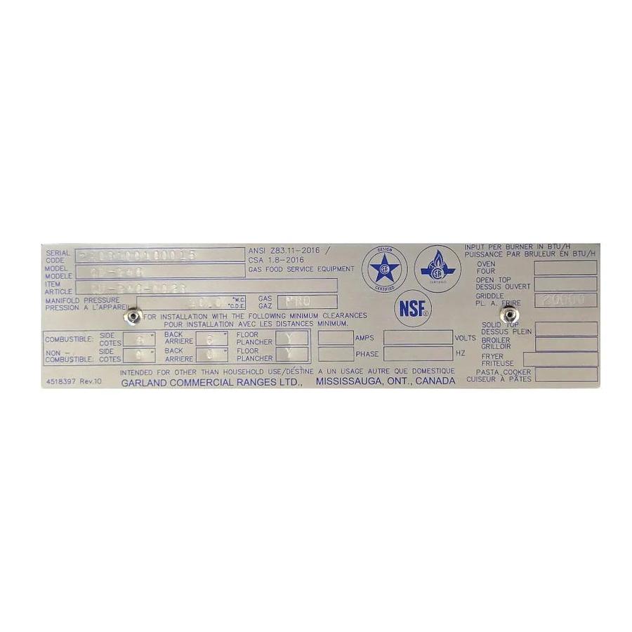 Used Garland GD-24G Countertop Griddle - Propane -WARRANTY