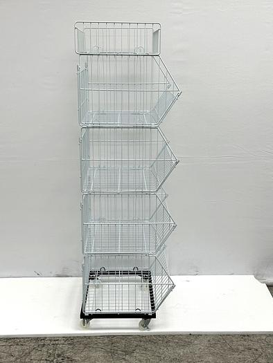 5 layer Grid Shelf Shelves Retail Display 20*19*55