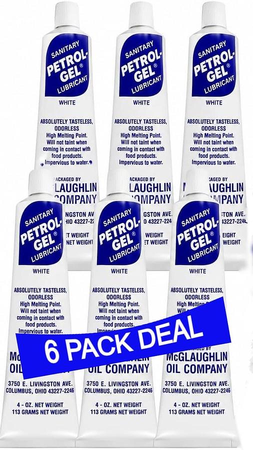 Used Petro-Gel 4 oz. tube 6 pack 