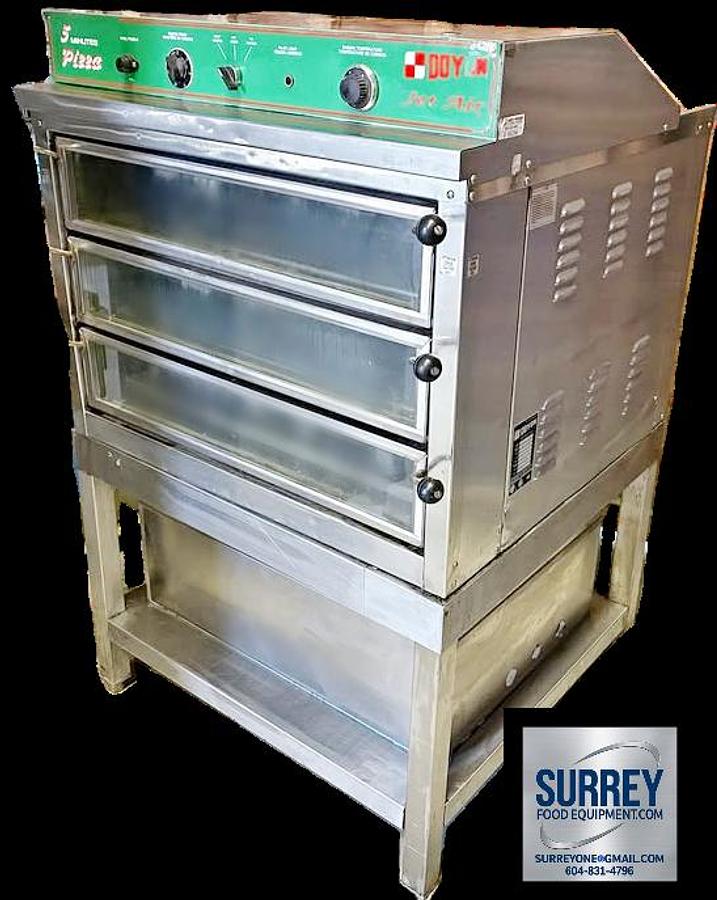 Used Doyon Piz 3 electric deck ovens
