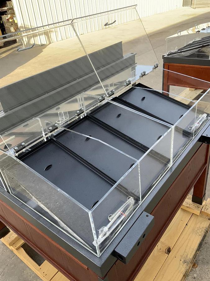 Used 48" Marco Self Service Bolillo Rolls Bread Merchandiser Bakery display