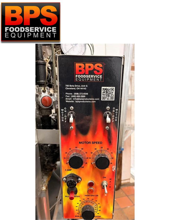 Used Commercial Natural Gas Broiler - BPS Products Model 7910