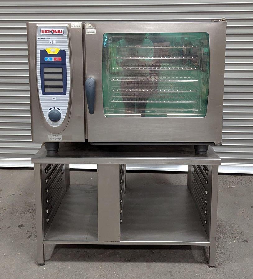 Used Rational SCC62 Selfcooking Center Electric Combi Oven W/UG2 Stand