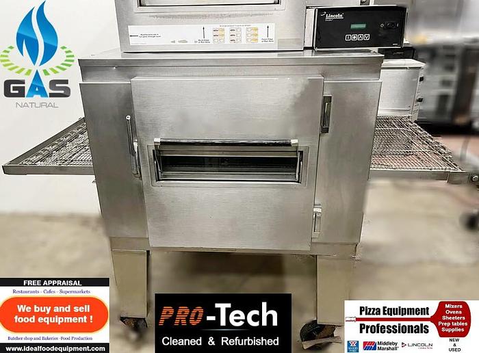 Used Linclon Impinger 1450 Gas Conveyor Pizza Oven