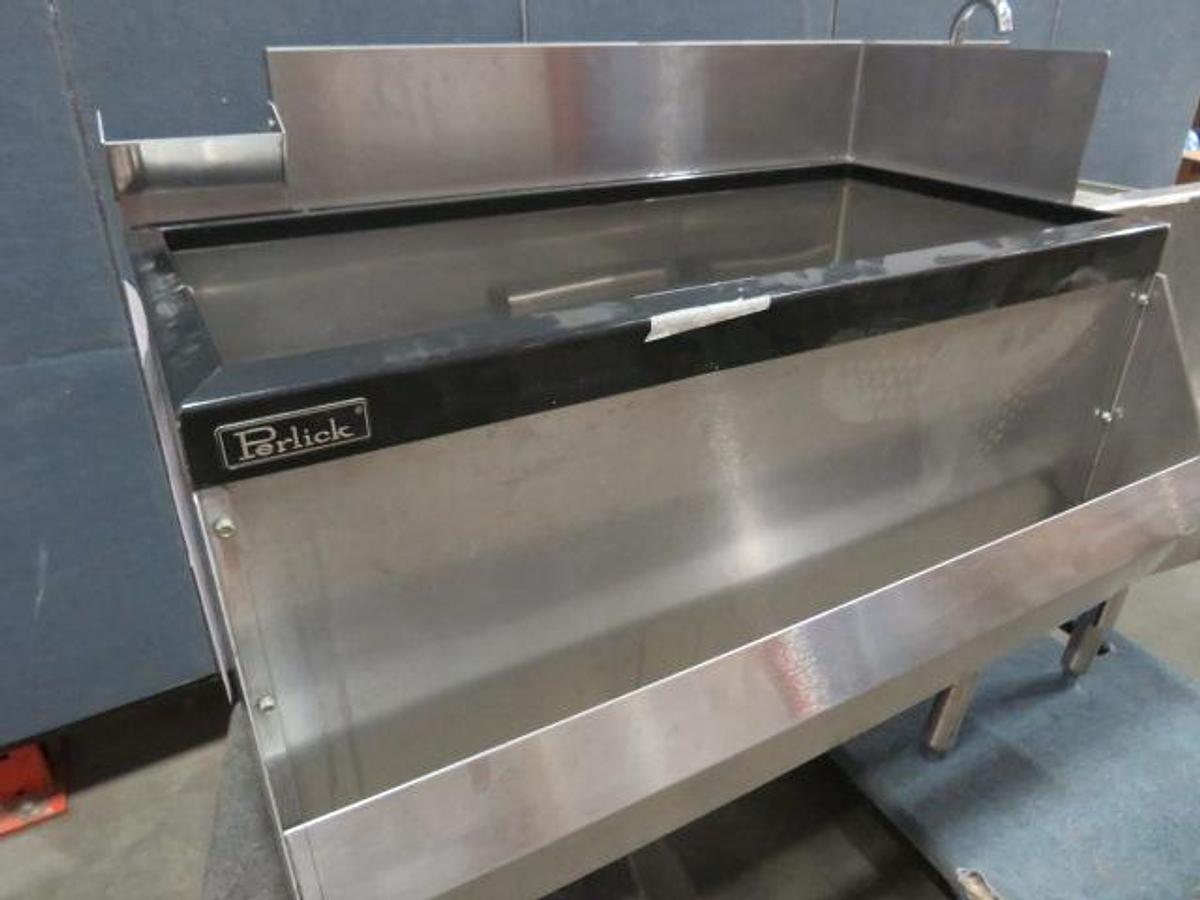 Used Perlick Stainless Steel Sink Unit