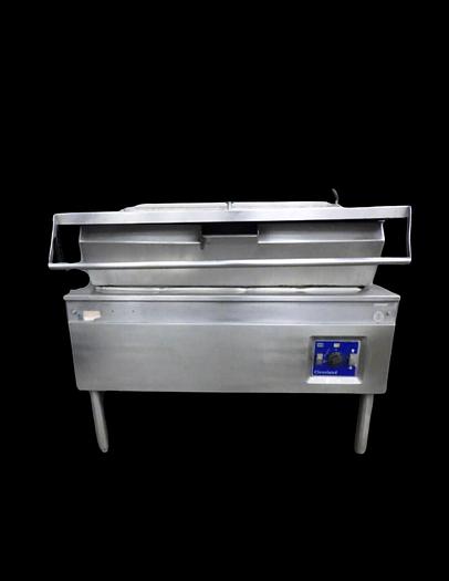 Used Cleveland Stainless Steel Braising Pan Gas Tilting Skillet SGL-40TR