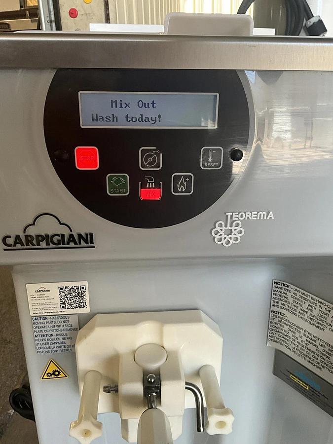 Used 2022 Carpigiani 191 SP -3 Phase Air Cooled Soft Serve Ice Cream Machine