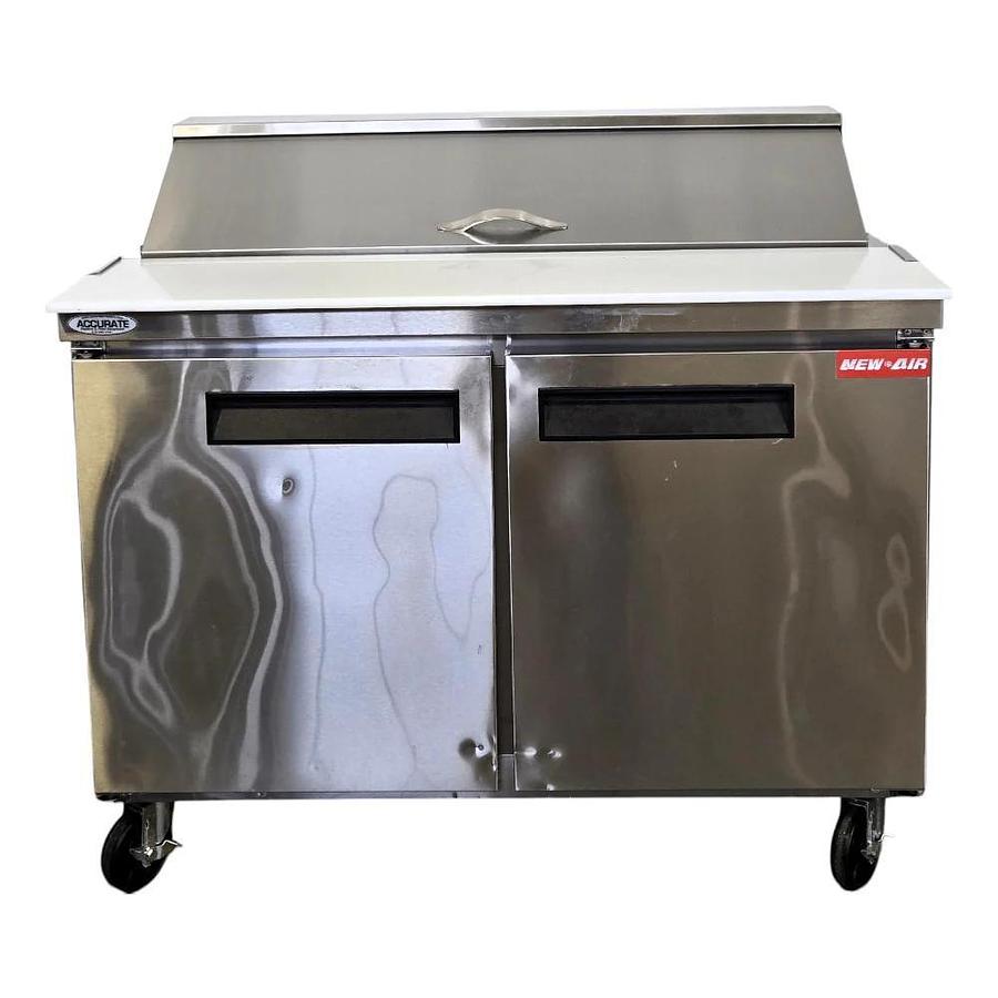 Used New Air NPT-048-SA Refrigerated Prep Table - 48 inch -WARRANTY