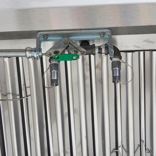 24" Ventless hood - comes with fire suppression system