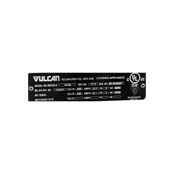 Used Vulcan VE30 Tilting Skillet Braising Pan - 30 Gallon