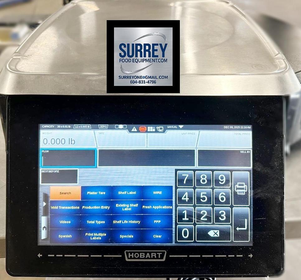 Used  Hobart HTI-LH4 Scale with Label Printer