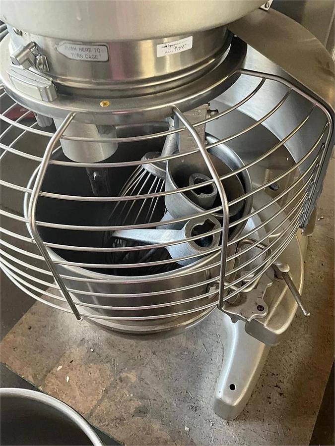 Used Hobart 80qt dough mixer with bowl guard